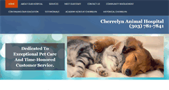 Desktop Screenshot of cherrelynanimalcare.com